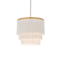 Aurora Cascade Fringe Medium Pendant Light