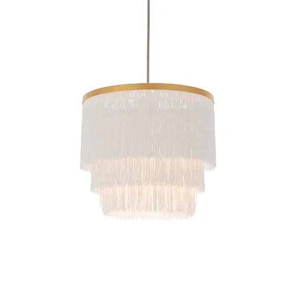 Aurora Cascade Fringe Medium Pendant Light