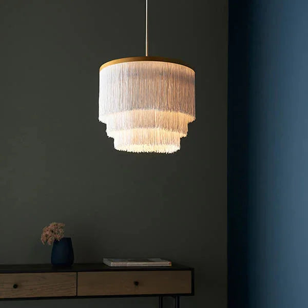 Aurora Cascade Fringe Medium Pendant Light