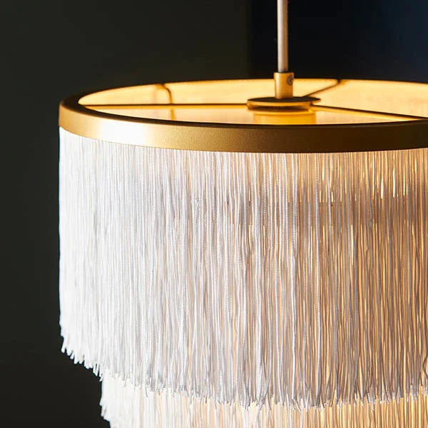 Aurora Cascade Fringe Medium Pendant Light