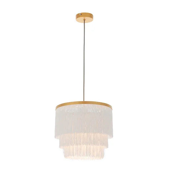 Aurora Cascade Fringe Medium Pendant Light