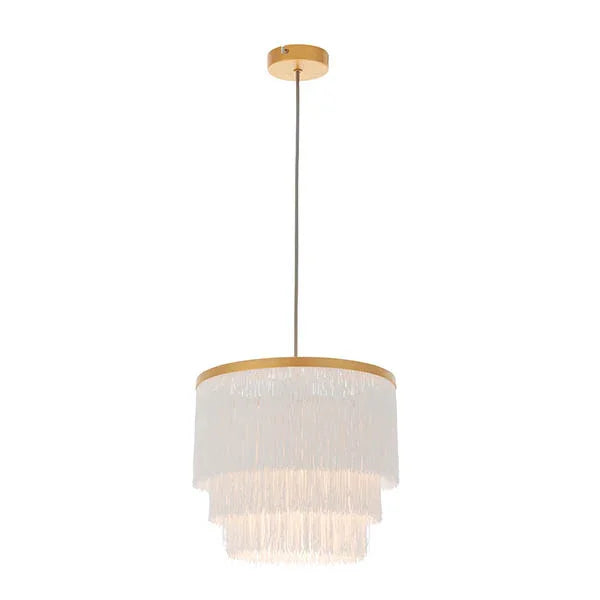 Aurora Cascade Fringe Medium Pendant Light