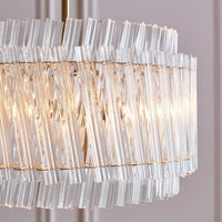 Artemis Trio Clear Glass Pendant Light