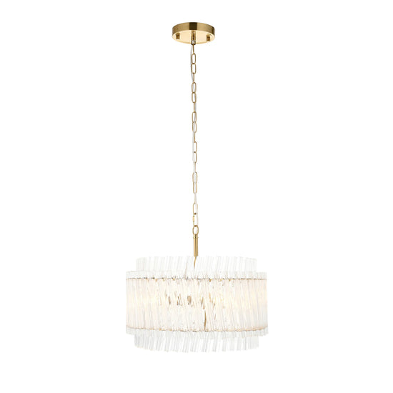 Artemis Trio Clear Glass Pendant Light