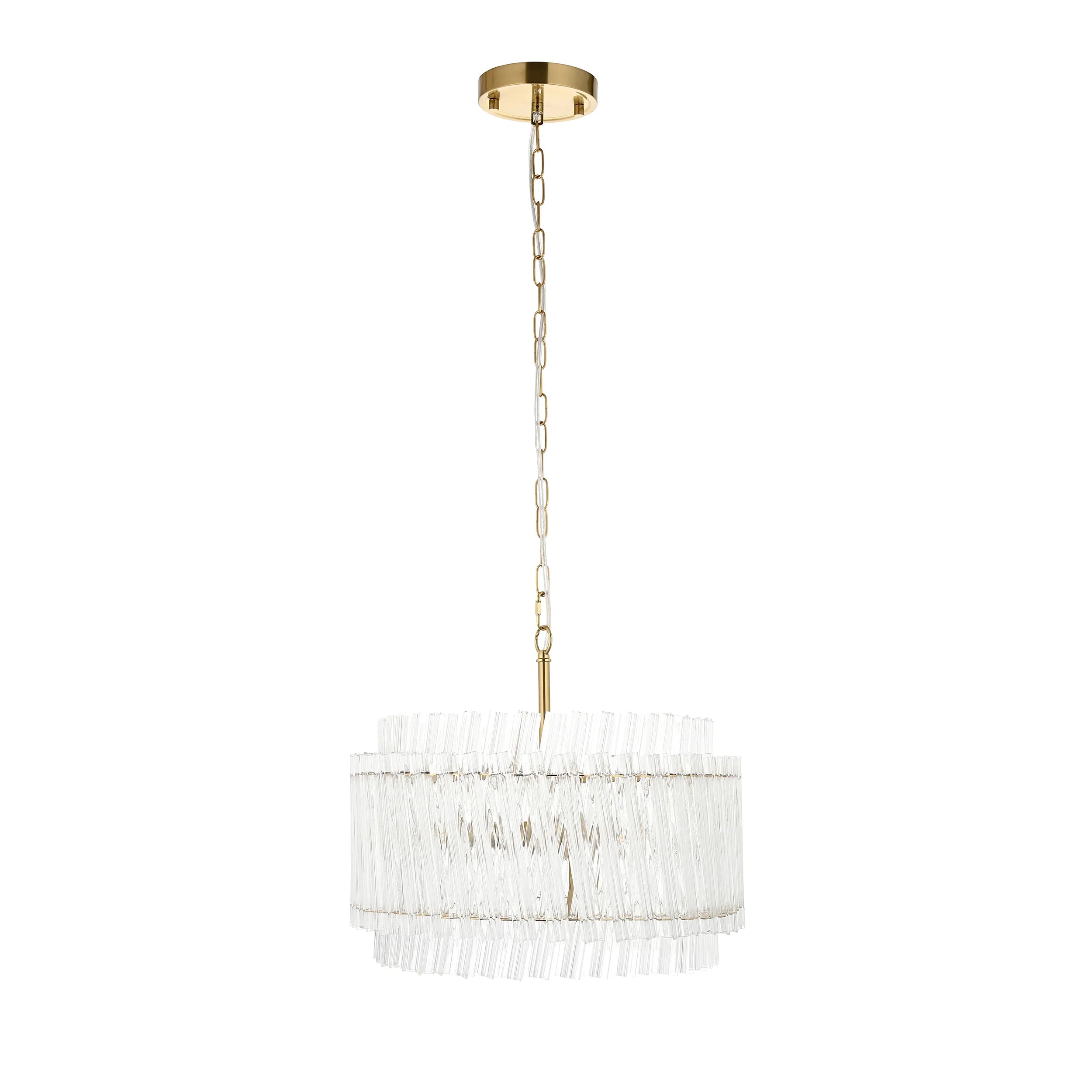 Artemis Trio Clear Glass Pendant Light