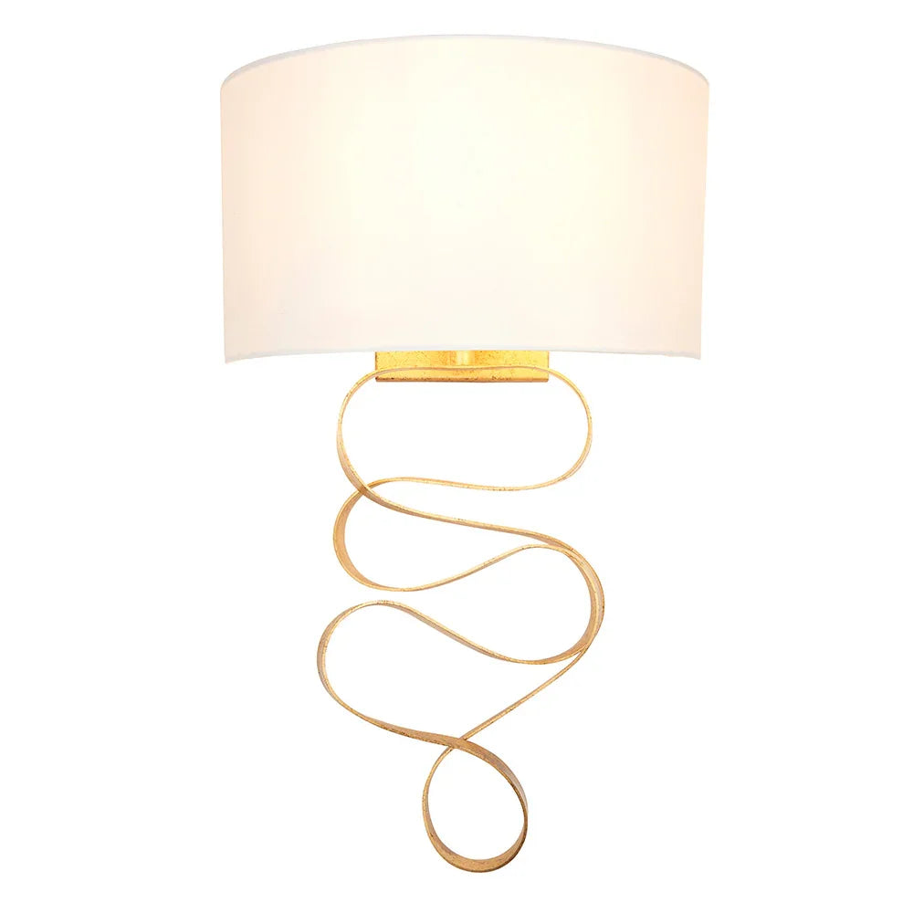 Aurora Ribbon Shade Wall Light