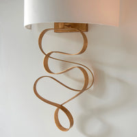 Aurora Ribbon Shade Wall Light