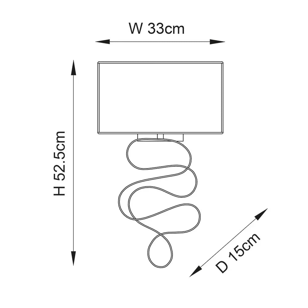 Aurora Ribbon Shade Wall Light