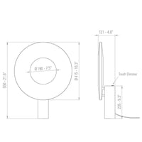 10 HEURES 10 Iris 40 Table Lamp | All Square Lighting