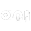 10 HEURES 10 Iris 60 Mirror Wall Light | All Square Lighting