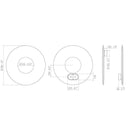 10 HEURES 10 Iris 80 Mirror Wall Light | All Square Lighting