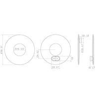 10 HEURES 10 Iris 80 Mirror Wall Light | All Square Lighting