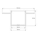 Extra Deep Plaster In LED Profile