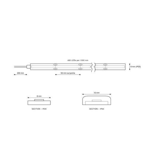 Eco 5 COB Led Strip