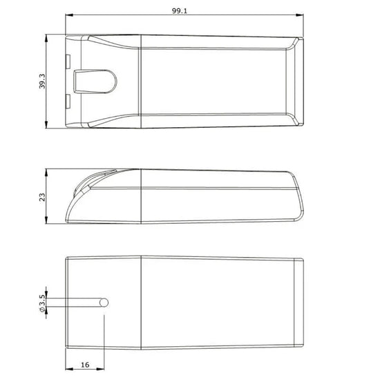 12W LED Driver Mains Dimmable 350/700mA