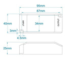 100% Light UK 15W 12V Dimmable IP20 LED Driver | All Square Lighting