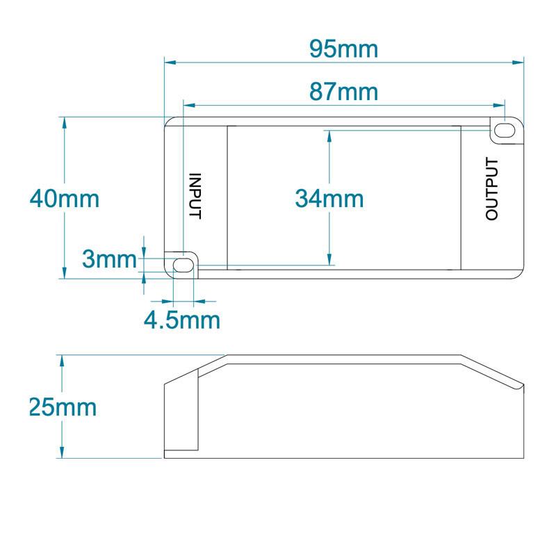 100% Light UK 15W 12V Dimmable IP20 LED Driver | All Square Lighting