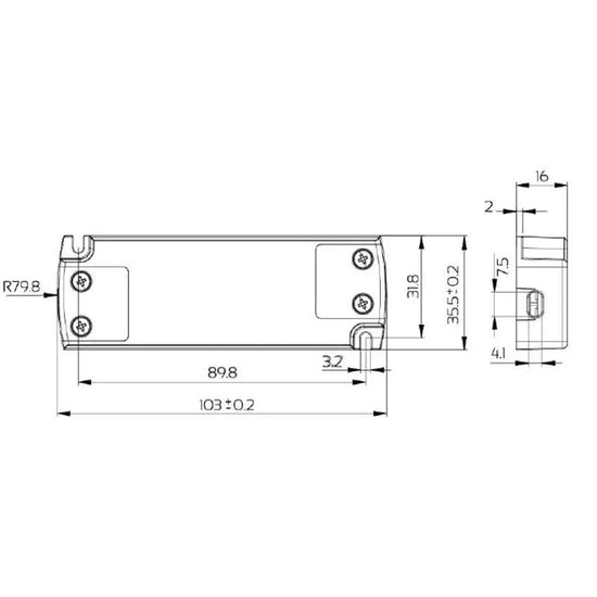 15W 24V Non Dimmable IP20 LED Driver