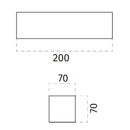 100% Light UK 2018 LED Wall Light | All Square Lighting