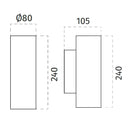 100% Light UK 2184 Wall Light | All Square Lighting