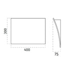 100% Light UK 2304 LED Wall Light | All Square Lighting