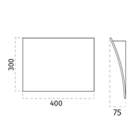 100% Light UK 2304 LED Wall Light | All Square Lighting