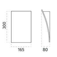 100% Light UK 2304B LED Wall Light | All Square Lighting