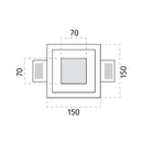 100% Light UK 4062 Floor Washer | All Square Lighting