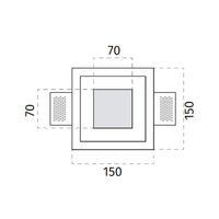 100% Light UK 4062 Floor Washer | All Square Lighting