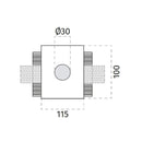 100% Light UK 4099 Floor Washer | All Square Lighting