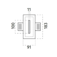 100% Light UK 4100E Floor Washer | All Square Lighting