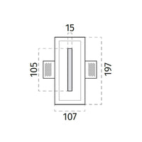100% Light UK 4130B Floor Washer | All Square Lighting