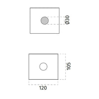 100% Light UK 4205B Floor Washer | All Square Lighting