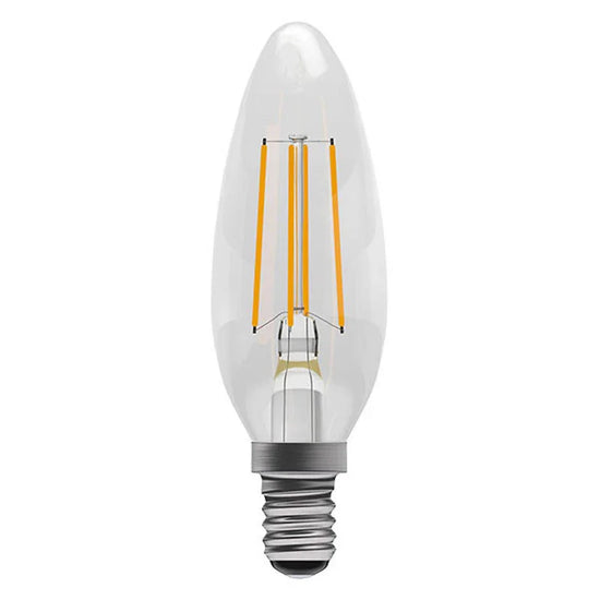 3.3W SES Clear LED Filament Candle Lamp