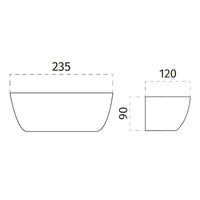 100% Light UK 8212 LED Wall Light | All Square Lighting