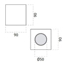 100% Light UK 8899 Ceiling Light | All Square Lighting