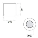 100% Light UK 8900 Ceiling Light | All Square Lighting