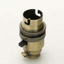 100% Light UK BC Switched Metal Lampholder | All Square Lighting