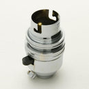 100% Light UK BC Switched Metal Lampholder | All Square Lighting