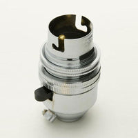 100% Light UK BC Switched Metal Lampholder | All Square Lighting
