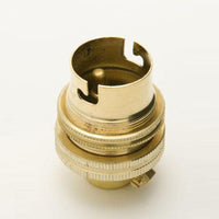 100% Light UK BC Unswitched Metal Lampholder | All Square Lighting