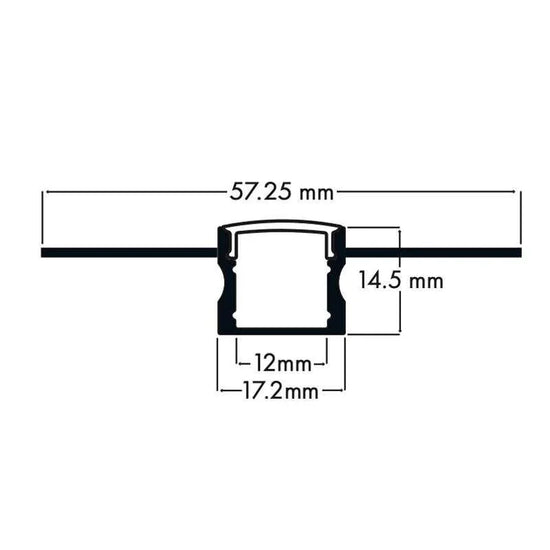 Deep Plaster In LED Profile