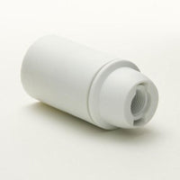 100% Light UK SES Smooth Plastic Lampholder | All Square Lighting