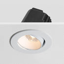 100% Light UK Sphere Baffled Adjustable LED Fire Rated Downlight | All Square Lighting