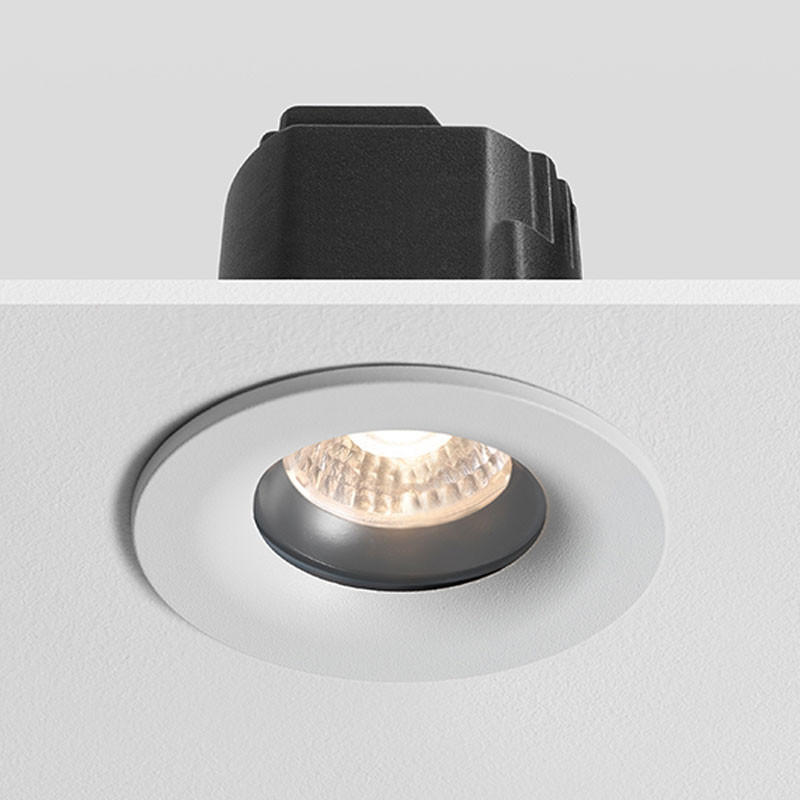 100% Light UK Sphere SH Baffled Fixed LED Fire Rated Downlight | All Square Lighting