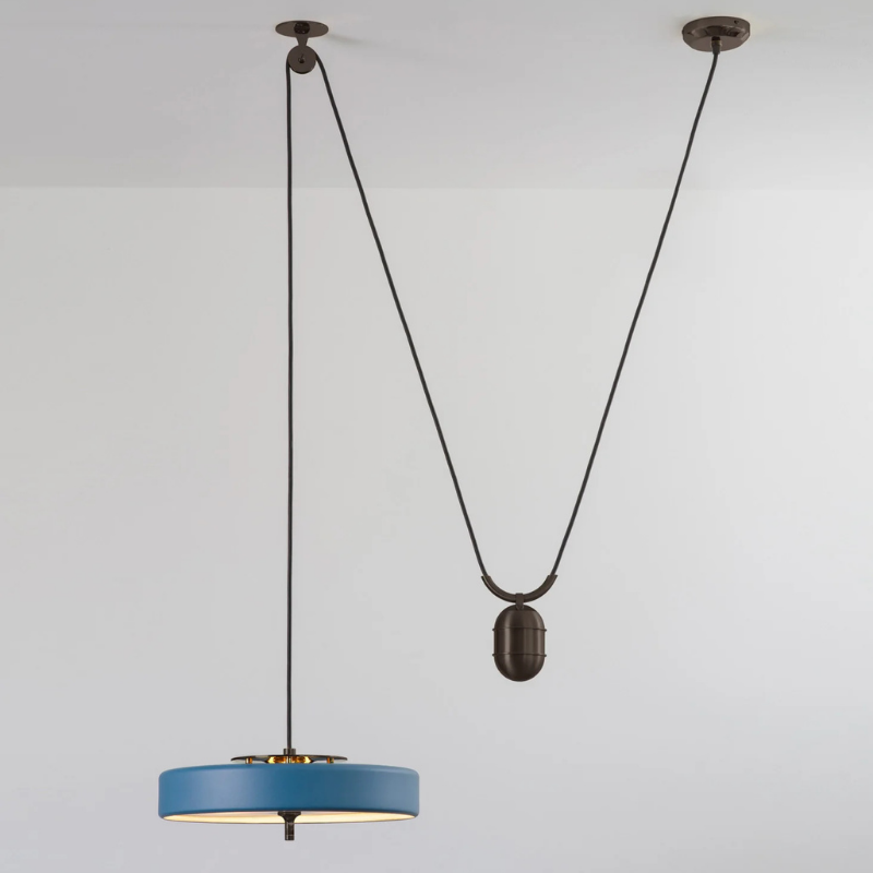 Bert Frank Revolve Rise & Fall Pendant Light | All Square Lighting