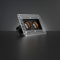 Eyeconic Twin Recessed Trimless Adjustable Downlight