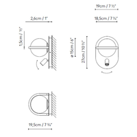 C_Ball 2L Wall Light