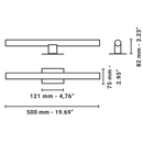 Nea 50 Plate Wall Light