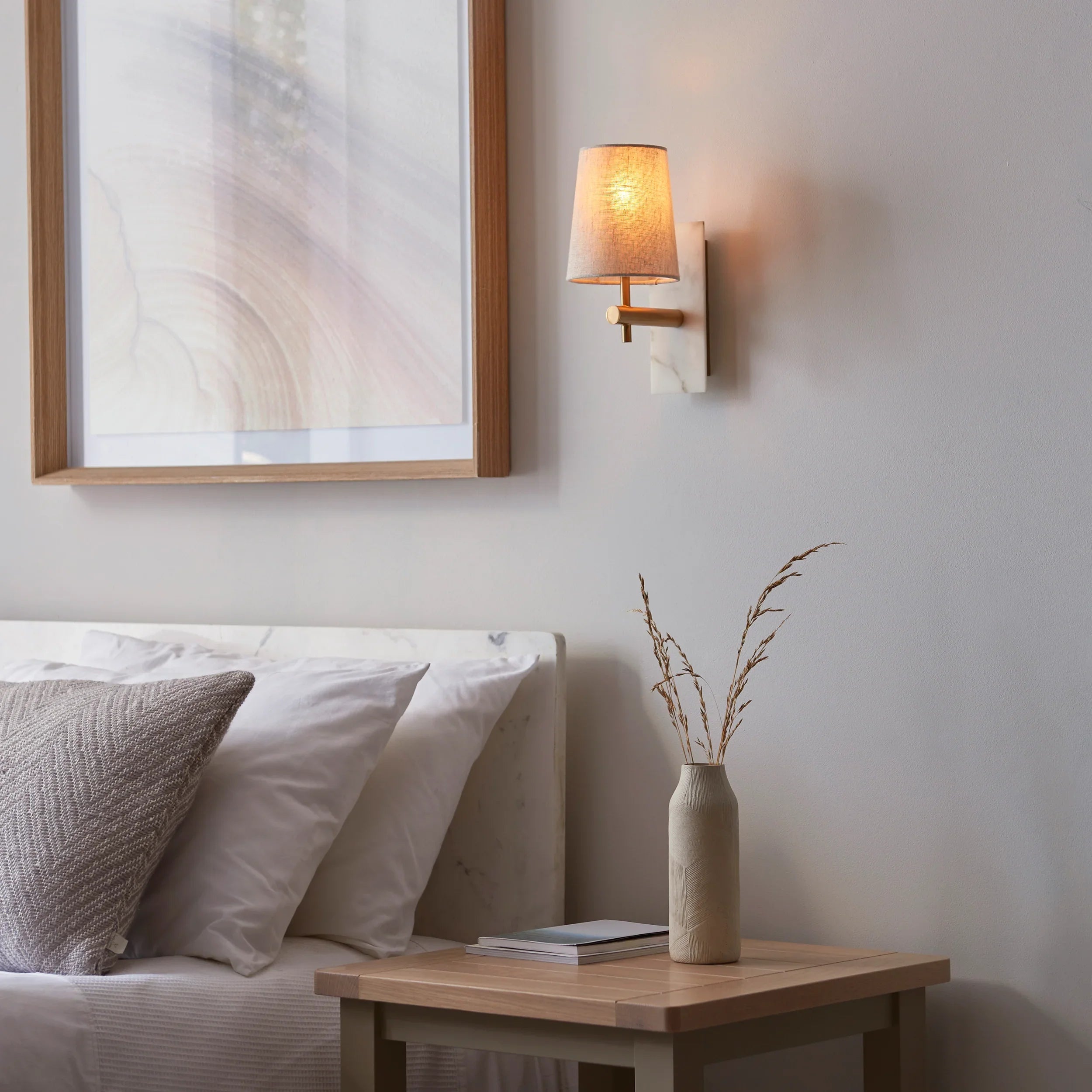 Marceline Linear Marble Wall Light